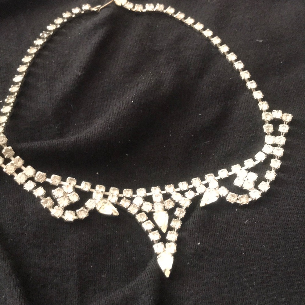 Antique crystal necklace